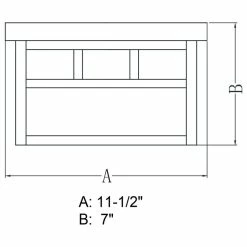 Vaxcel Mission Bronze Square Outdoor Flush Mount Ceiling Light Clear Glass -home bar shop 807189ce0f9c6386 6878 w800 h800 b1 p0