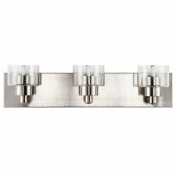 JONATHAN Y Irving Seeded Glass/Iron Modern Contemporary LED Vanity Light, 3-Light -home bar shop 80d15ba100d25021 8281 w800 h800 b1 p0