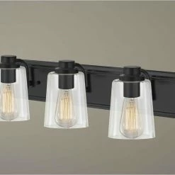 Destination Lighting Industrial 3-Light Bath Wall Light With Clear Glass In Bronze -home bar shop 82110d1109e5237a 7779 w800 h800 b0 p0