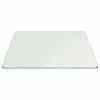 Fab Glass And Mirror Rectangle Glass Table Top 3/8" Thick Tempered Pencil Polish, 34 X 24 Inch