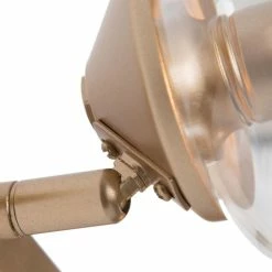 LALUZ 3-Light Matte Gold Modern Bathroom Vanity Light With Clear Glass Shade -home bar shop 8a01e2b603242324 0960 w800 h800 b0 p0