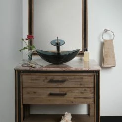 Novatto Bigio Glass Vessel Sink -home bar shop 8cd1d78d0c76bbcf 4453 w800 h800 b0 p0