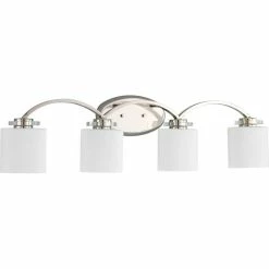 Progress Lighting Nisse Collection 4-Light Polished Nickel Bath Light With K9 Glass Accents -home bar shop 8eb167710d89231e 8311 w800 h800 b1 p0
