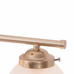 LALUZ 3-Light Matte Gold With Opal Glass Modern Bathroom Vanity Light Bar -home bar shop 8fc10b6902c53c96 7278 w800 h800 b0 p0