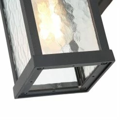 LNC Lighting LNC 1-Light Trasitional Matte Black Rectangle Water Glass Outdoor Lighting 19 LNC Lighting LNC 1-Light Trasitional Matte Black Rectangle Water Glass Outdoor Lighting -home bar shop 905170830ea6b1d7 3142 w800 h800 b0 p0