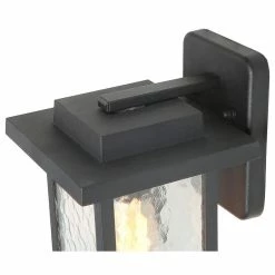 LNC Lighting LNC 1-Light Trasitional Matte Black Rectangle Water Glass Outdoor Lighting 20 LNC Lighting LNC 1-Light Trasitional Matte Black Rectangle Water Glass Outdoor Lighting -home bar shop 91e159740ea6b1d6 3142 w800 h800 b1 p0