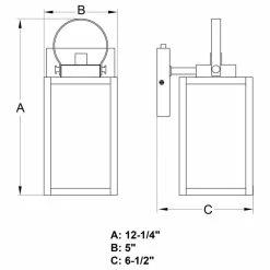 Vaxcel Medinah 1 Light Dusk To Dawn Outdoor Wall Lantern Clear Glass, Textured White, 5 11 Vaxcel Medinah 1 Light Dusk To Dawn Outdoor Wall Lantern Clear Glass, Textured White, 5 -home bar shop 926128030f9c6656 4159 w800 h800 b1 p0