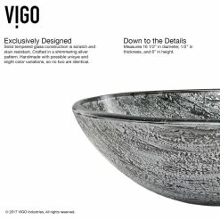 VIGO Titanium Glass Vessel Bathroom Sink And Niko Faucet Set 28 VIGO Titanium Glass Vessel Bathroom Sink And Niko Faucet Set -home bar shop 93c1271f0e9ed8ff 2984 w800 h800 b1 p0