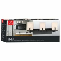Globe Electric Helena 3-Light Dark Bronze Vanity Light With Off-White Frosted Glass Shades -home bar shop 93d1a5ea0e20f172 5071 w800 h800 b1 p0