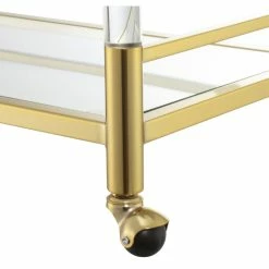 Convenience Concepts Royal Crest 2 Tier Acrylic Glass Bar Cart -home bar shop 9511a9af027a4dbe 2859 w800 h800 b1 p0