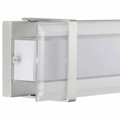 Progress Lighting Miter LED Collection 24" Brushed Nickel Clear Glass Luxe Bath Vanity Light -home bar shop 9541c9960d8923f9 6564 w800 h800 b1 p0