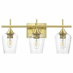 GETLEDEL 3-Light Vanity Light Sconce With Seeded Glass Shades, Gold -home bar shop 9631318e02cd16d9 7525 w800 h800 b1 p0