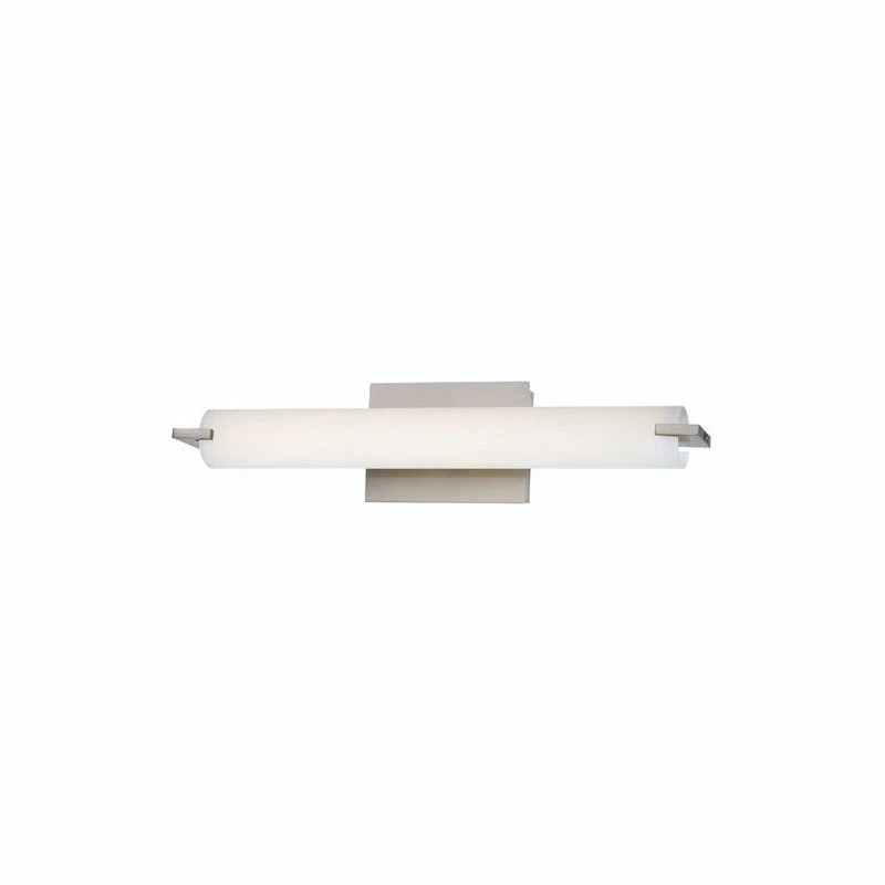 Minka Aire Tube Bath, Brushed Nickel With Etched Opal Glass 3 Minka Aire Tube Bath, Brushed Nickel With Etched Opal Glass - Image 3