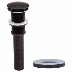 Novatto Rena Oval Glass Vessel Bathroom Sink Set, Oil Rubbed Bronze -home bar shop 9791f78409aee02e 8650 w800 h800 b1 p0