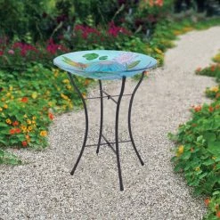 Versanora Solar Bird Bath Outdoor Garden Fusion Glass -home bar shop 99d19ce10111ee90 4835 w800 h800 b0 p0