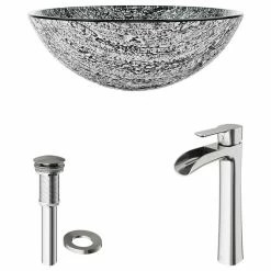 VIGO Titanium Glass Vessel Bathroom Sink And Niko Faucet Set 25 VIGO Titanium Glass Vessel Bathroom Sink And Niko Faucet Set -home bar shop 9bd150f20e9ed8f7 2984 w800 h800 b1 p0