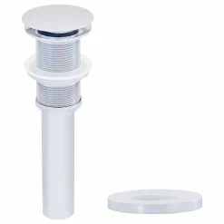 Novatto Azzurro Glass Vessel Sink And Drain, Chrome -home bar shop 9be12f3f095ed81a 1183 w800 h800 b1 p0