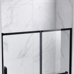 Ove Decors Amy 60 In. Frameless Tempered Shower Glass Panels In Black -home bar shop 9c613f1d01b8c1c8 4196 w800 h800 b0 p0