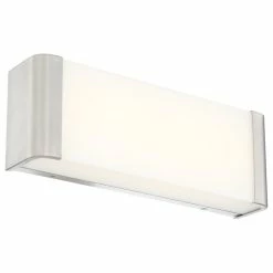 Access Lighting Origin, Vanity, Brushed Steel, Frosted Glass, 13" -home bar shop 9df1599c0cc9a4d7 3092 w800 h800 b1 p0