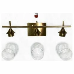 A Touch Of Design 3-Light Bathroom Vanity Light With Clear Glass Shades, Dimmer Compatible, Gold 9 A Touch Of Design 3-Light Bathroom Vanity Light With Clear Glass Shades, Dimmer Compatible, Gold -home bar shop 9ec105940f84a16a 7122 w800 h800 b1 p0