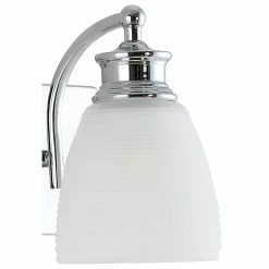 JONATHAN Y Beverly Metal/Glass Contemporary Modern LED Vanity Light, 1-Light -home bar shop a0d107140fda43de 8222 w800 h800 b1 p0