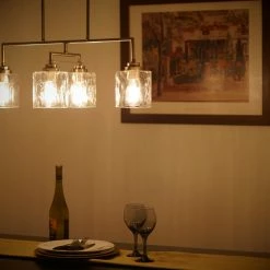 Kira Home Monroe 28" Island Light, Free Swinging Center Arm, Hammered Glass 10 Kira Home Monroe 28" Island Light, Free Swinging Center Arm, Hammered Glass -home bar shop a181a67000dcf7ad 8686 w800 h800 b0 p0