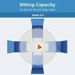 Fab Glass And Mirror Glass Table Top: 28 Round 3/8 Inch Thick Pencil Polish Edge Tempered -home bar shop a1d1a91a0e26e08d 4882 w800 h800 b0 p0