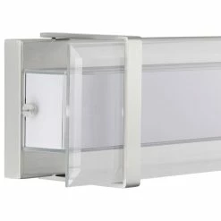 Progress Lighting Miter LED Collection 34" Brushed Nickel Clear Glass Luxe Bath Vanity Light -home bar shop a221b4130d6063dd 8260 w800 h800 b1 p0