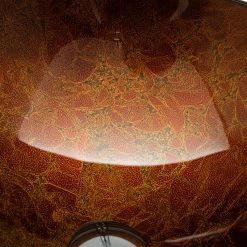 Vinnova Glass Circular Vessel Bathroom Sink Without Faucet, Reddish Brown -home bar shop a2d1892c009c4511 4307 w800 h800 b0 p0