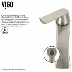 VIGO Crystalline Glass Vessel Sink And Linus Vessel Faucet, Brushed Nickel 31 VIGO Crystalline Glass Vessel Sink And Linus Vessel Faucet, Brushed Nickel -home bar shop a2f12f000e9eda04 2908 w800 h800 b1 p0