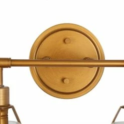 LNC Lighting LNC Modern 4-Light Distressed Gold Bathroom Vanity Light With Glass -home bar shop a4c16eb40316ccd4 9297 w800 h800 b0 p0