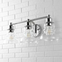 JONATHAN Y Manhattan Vintage Metal/Glass Industrial LED Vanity, Chrome, 3-Light 12 JONATHAN Y Manhattan Vintage Metal/Glass Industrial LED Vanity, Chrome, 3-Light -home bar shop a5d1c21a033da11e 5311 w800 h800 b0 p0