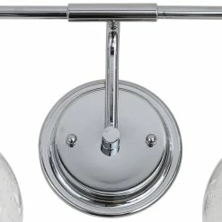 JONATHAN Y Shirley Metal, Bubbled Glass Vanity Light, Chrome, 3-Light -home bar shop a9e1dd26037e519b 6050 w800 h800 b0 p0