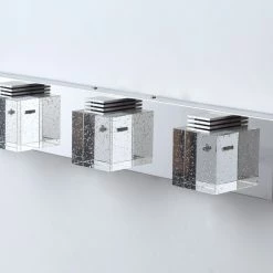 Aiwen 3-Light Chrystal Transparent Glass Cube LED Light Bathroom Vanity Light -home bar shop aaf1a1fd0287058c 6692 w800 h800 b0 p0