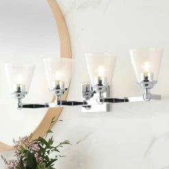 JONATHAN Y Marion Hurricane Metal, Glass Vanity Light, Chrome, 4-Light -home bar shop aaf1fee1037e5d43 9310 w800 h800 b0 p0