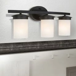 YHD Vanity Lights, White Opal Glass, 6.75"x23.5"x9.38" -home bar shop ab71e0550aecd701 5837 w800 h800 b0 p0
