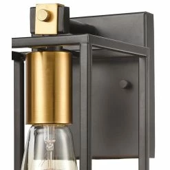 Elk Home Cloe 1-Light Vanity Light, Matte Black, Open Metalwork No Glass -home bar shop adf162600f18925f 3380 w800 h800 b1 p0