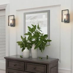 LNC Lighting LNC 1-Light Glass Wall Sconces Bathroom Rustic Vanity Light -home bar shop b02111a202f0df19 3318 w800 h800 b0 p0