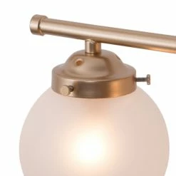 LALUZ 3-Light Matte Gold With Opal Glass Modern Bathroom Vanity Light Bar -home bar shop b0314c7e02c53c95 7278 w800 h800 b0 p0