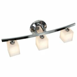 Access Lighting Sydney, 63813-18, Wall And Vanity, Matte Chrome/Opal Glass