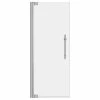 LessCare ULTRA-G Pivot Clear Glass Pivot Shower Doors, Brushed Nickel, 29-30"x72"