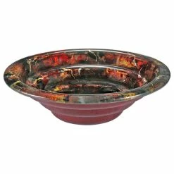 InFurniture Inc., Asian Style Glass Vessel Sink