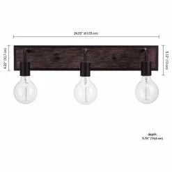 Globe Electric 5-Piece All-In-One Bathroom Set, 3-Light Vanity Light With Seeded Glass Shades -home bar shop b3d1e07201819dd5 0469 w800 h800 b1 p0