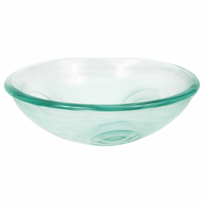 Eden Bath - Vessel Sinks Clear Swirls Glass Vessel Sink 3 Eden Bath - Vessel Sinks Clear Swirls Glass Vessel Sink - Image 3