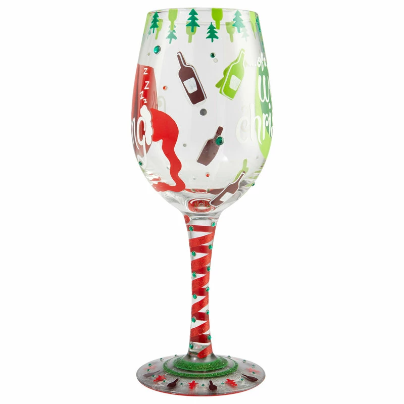 American Glassware "Dreaming Of Wine Christmas" Wine Glass By Lolita 5 American Glassware "Dreaming Of Wine Christmas" Wine Glass By Lolita - Image 5