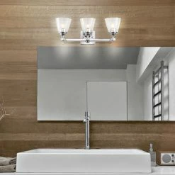 JONATHAN Y Marion Hurricane Metal, Glass Vanity Light, Chrome, 3-Light -home bar shop baa1b20a037e5dac 9333 w800 h800 b0 p0