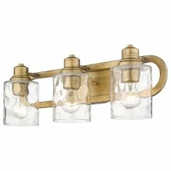 Acclaim Lighting Lumley Antique Gold 3-Light Bath Vanity With Clear Optic Glass -home bar shop bb2139780327d071 6675 w800 h800 b1 p0