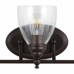 JONATHAN Y Marais Metal/Glass LED Vanity Light, Oil Rubbed Bronze, Width: 22.25" -home bar shop bc411427037e6650 8555 w800 h800 b1 p0