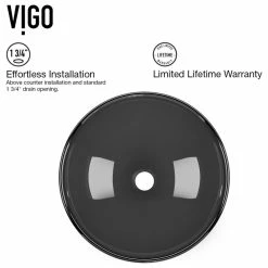 VIGO Sheer Black Glass Vessel Bathroom Sink Set With Dior Vessel Faucet 27 VIGO Sheer Black Glass Vessel Bathroom Sink Set With Dior Vessel Faucet -home bar shop bcf1b2700e9ed985 2706 w800 h800 b1 p0