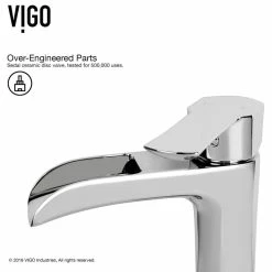 VIGO Rectangular Titanium Glass Vessel Bathroom Sink Set With Niko Vessel Faucet -home bar shop bf11d8720e9ed92e 2906 w800 h800 b1 p0